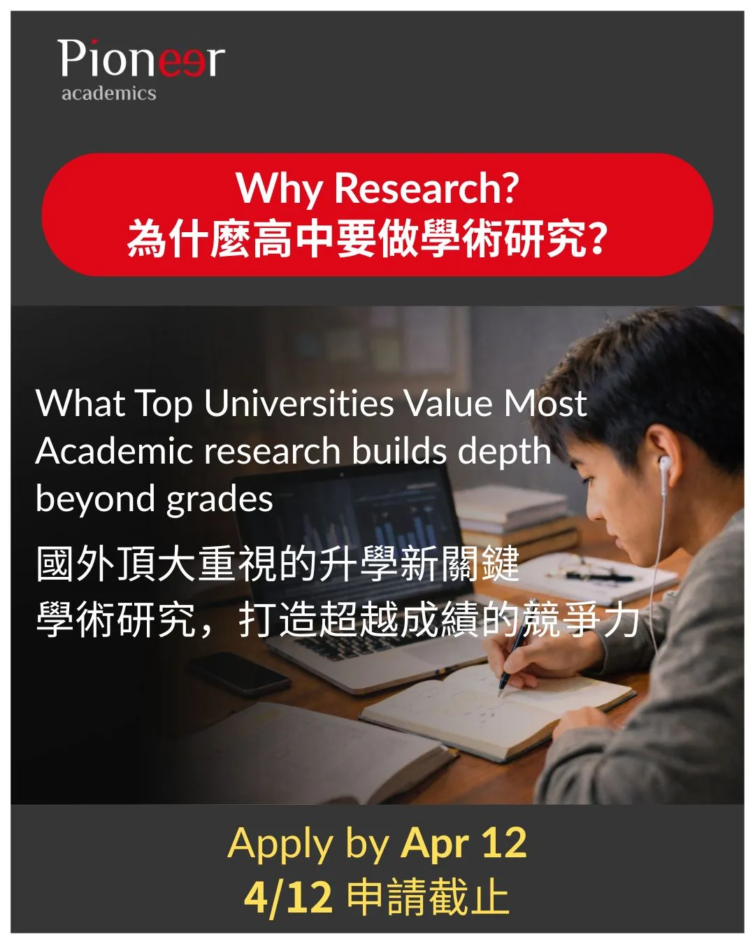 為什麼高中要做學術研究
